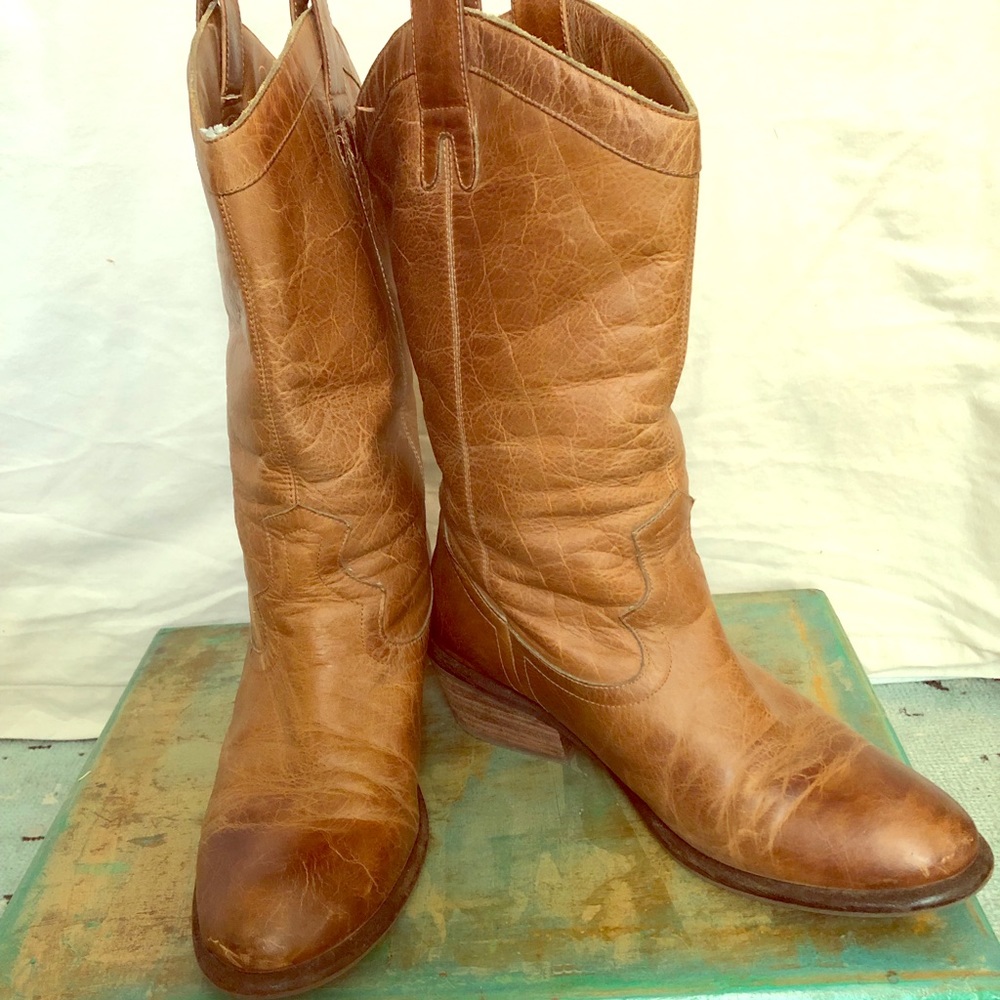 Jessica Simpson Brown Leather Boots